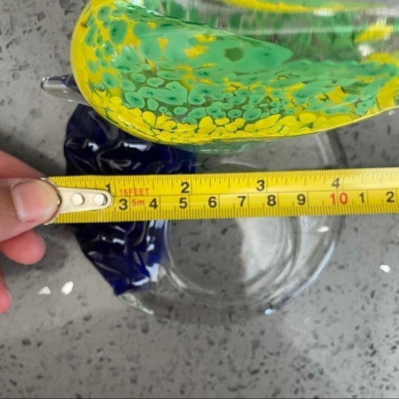 Art Glass Flounder Fish Figurine Paperweight Decor - Picture 10 of 11